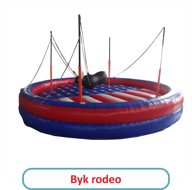 kraina_zabaw_byk_rodeo Urządzenie do rywalizacji Nadmuchiwany byk rodeo | Wynajem dmuchańców | Kraina Zabaw