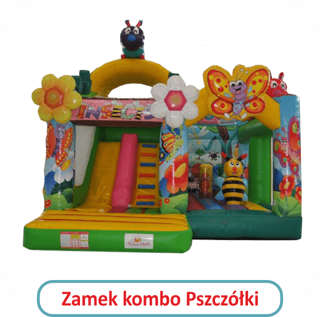 kraina_zabaw_zamek_kombo_pszczolki Zamek kombo Pszczółki | Wynajem dmuchańców | Kraina Zabaw
