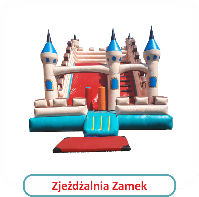 Nadmuchiwna zjeżdżalnia Zamek | Wynajem dmuchańców | Kraina Zabaw Nadmuchiwna zjeżdżalnia Zamek | Wynajem dmuchańców | Kraina Zabaw