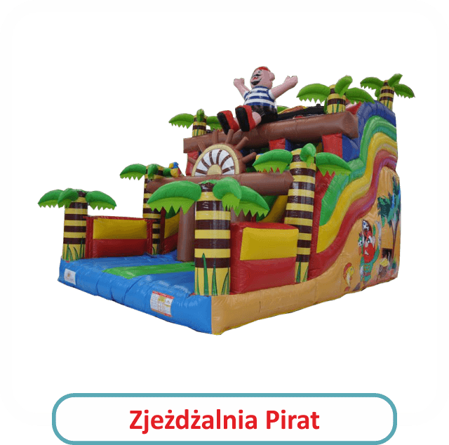kraina_zabaw_zjeżdżalnia_pirat Dmuchana zjeżdżalnia Pirat | Wynajem dmuchańców | Kraina Zabaw