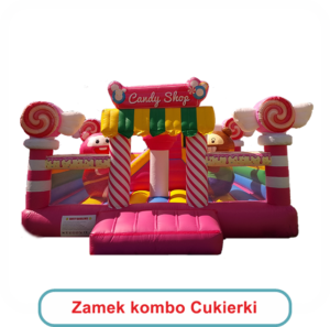 zamek-kombo-cukierki-2 Zamek kombo Pszczółki | Wynajem dmuchańców | Kraina Zabaw